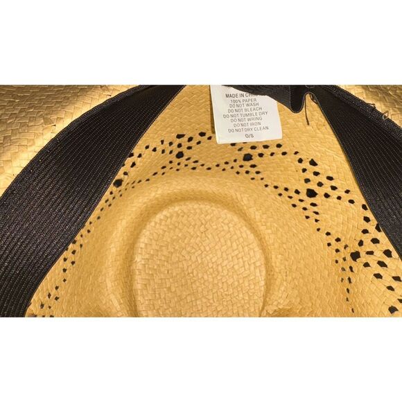 Peter Grimm Raffia Straw Cowboy Hat - Picture 9 of 11